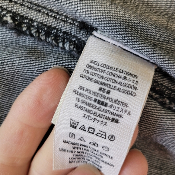 Women's Black Denim Jacket - Picture 11 of 11